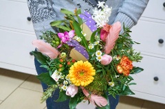 Oster-Special: Blumenstrauß Osterhasengruß